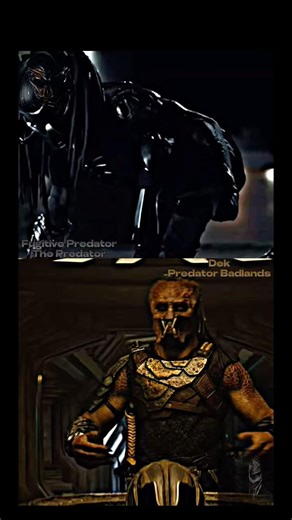 Fugitive Predator(The Predator) Vs Dek(Predator Badlands) #predator #predatorbadlands