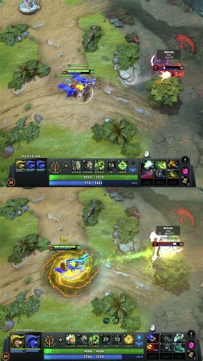 Hoodwink: Spell Damage vs Right Click 🍂 Which Is Better? #dota2 #shorts