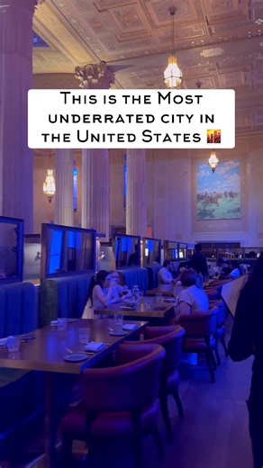 Here is the most underrated city in the U.S. 😍🌆🤠📍Oklahoma City Just a 1 hour flight from Denver it is the perfect weekend getaway! I was pleasantly surprised by how much there is to do and see plus the food scene can’t be slept on! 👏1. Grab dinner inside a historic bank @tellers_okc 2. Enjoy a cocktail below at @thevaultokc 3. Explore Bricktown and take a ride on the @bricktownwatertaxi 4. Walk around @myriadgardens 5. Learn at @nationalcowboymuseum and @okcnm 6. Soak in a day of adventure 
