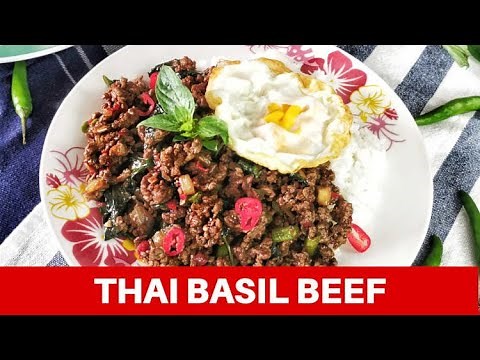 Thai basil beef - How to make quick and easy pad gra prow in 30 minutes