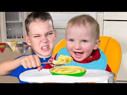 Stefania Pretends to be a Nanny for Baby Alex + more Children's Songs and Videos