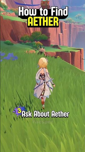 Do THIS To Find AETHER in Genshin │ #genshinimpact