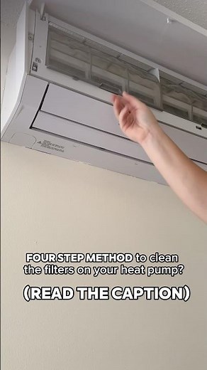 How to clean your heat pump filters