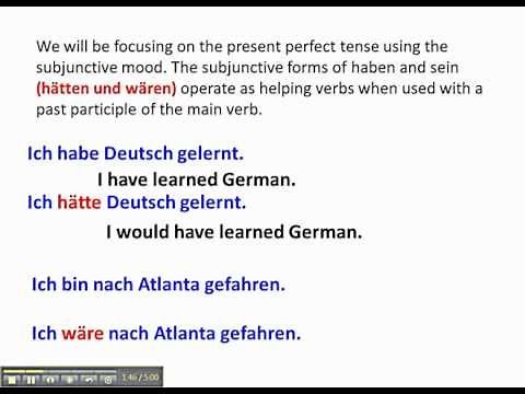 The Subjunctive Mood in German - Konjunktiv II - www.germanforspalding.org