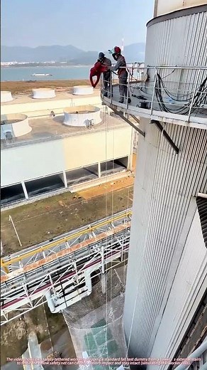 Tower Stair Dummy Drop : Safety Net Test