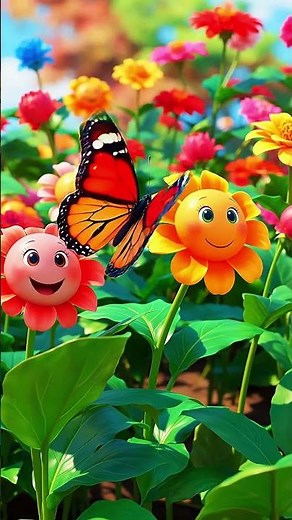 Flutter Little Butterfly | Fun Kids Song by Happy Hummings 🎵