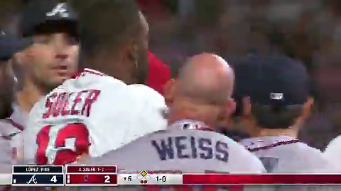 エンゼルス対ブレーブス戦で大乱闘！興奮したソレアが殴りかかる大騒動！ソレアが何かロペスに言う↓ロペスが言い返す↓ソレアがロペスに殴りかかる#Angels #Braves