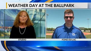 3.2K views · 22 reactions | Storm Team 5 was at Herr-Baker Field on Thursday for the Fond du Lac Dock Spiders’ Weather Day, and meteorologists Jordan Lamers and Ryan Kudish had quite the day! Read more here: https://www.wearegreenbay.com/news/local-news/local-5-weather-day-at-the-ballpark-with-the-fond-du-lac-dock-spiders/ | WFRV Local 5 | Facebook