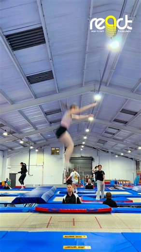 So good to be back in the gym! 🤩 #REACTGymnastics #TeamREACT #BackInTheGym #GymLife #HappyToBeBack | React