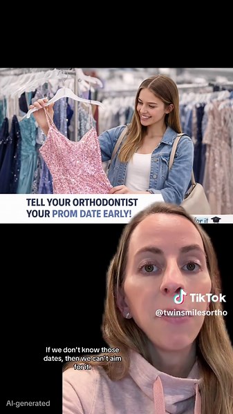 If you want your braces off before prom or graduation, tell us the date EARLY so we can aim for it. Comment your prom date below 👇 #bracestips #bracesoff #orthodontics #foryoupage #braces