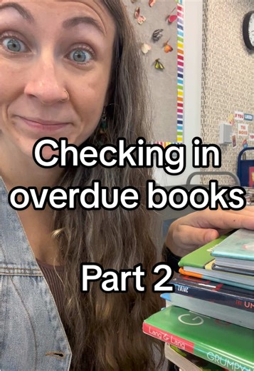 Overdue Library Books Check-In Process