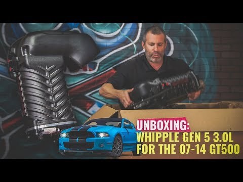 Unboxing the new Gen 5 3.0L Whipple Supercharger for the 2007-2014 Shelby GT500