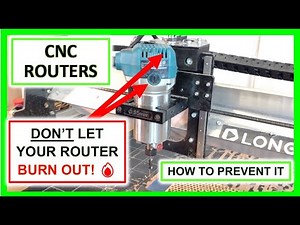 How To Make Sure Your CNC Router Doesn't Burn Out - Maintain & Repair of Makita, Dewalt Trim Router