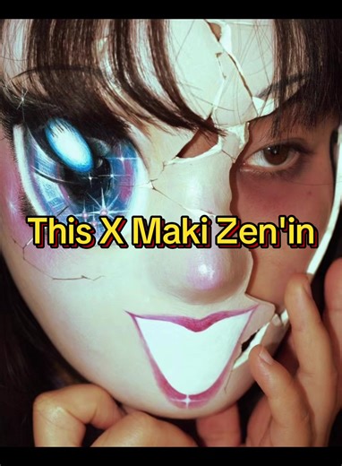 Broken Mask Trend X Maki Zen'in. I really like how this one came out! Highkey late asl to this trend but it’s okay . . . . . . . . . . . . . . #arttrend #jujutsukaisen #makizenin #fanart #fyp