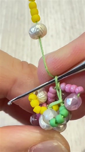 3-pattern Perlen Crochet #beading #crochet