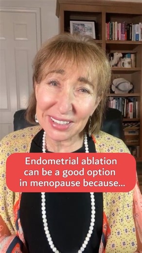 Endometrial ablation can be a good option in menopause because... For women who are done having kids and want the benefits of physiologic hormones but don’t want to deal with period-like bleeding, or for women who are plagued by frequent, heavy bleeding, an endometrial ablation can be a game-changer. Using thermal energy or radio frequency, the uterine lining is intentionally destroyed so bleeding stops altogether. For many women, it’s a huge relief and can truly simplify life during the menopau
