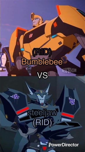 bumblebee rid vs steeljaw rid #transformersrid #vs edit