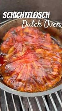Schichtfleisch aus dem Dutch Oven – saftig, rauchig & echtes BBQ-Comfort-Food 🔥🥩 #dutchoven #bbq