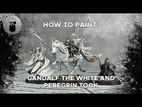 Contrast+ How to Paint: Gandalf the White and Peregrin Took