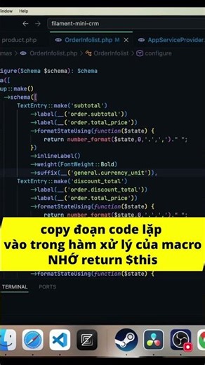 Cách dùng macro trong Filament #shorts