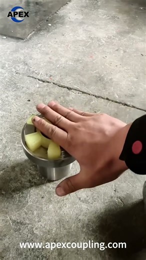 Flexible Jaw coupling sample #powertransmission #flexiblecoupling #jawcoupling #cnc #customcoupling