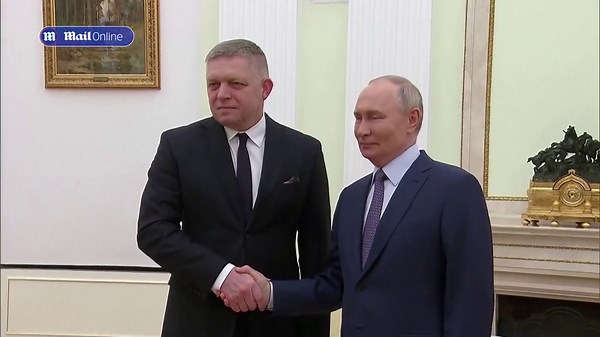 Putin meets Slovak PM Robert Fico in Kremlin amid gas transit talks