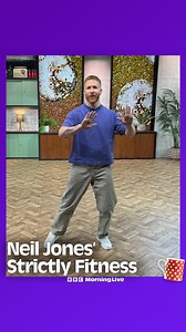 We're back with another Strictly Fitness, this time with Strictly professional Neil Jones! We looked back at some comedian contestants from the show, to celebrate joyful January!🤩 Remember you can always catch up on all of the workouts and how to do them sat down on BBC iPlayer. | BBC Morning Live