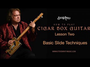 How To Play The Cigar Box Guitar Lesson 2 Basic Slide Playing
