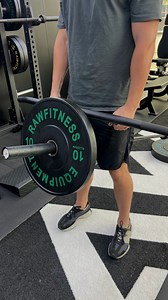 No need for complicated equipment—just grab and go! Simplify your workouts with our T-bar row handle attachment, designed to fit any barbell seamlessly. #tbarrow #tbar #fail #gym | RAW Fitness Equipment