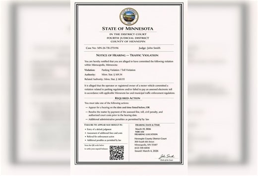 Wabasha Warns of Fake Hennepin Court Notice
