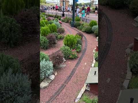 Model Train Railroad Display at EPCOT's Germany Pavilion in Walt Disney World