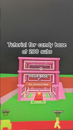 tutorial for candy base at 200 subs