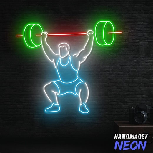 Powerlifting Neon Sign for Gym Studio Wall Decor, Gymer Led Light, Custom Neon Sign, Gift for Gym Lover, Powerlifting Room Decor - Etsy