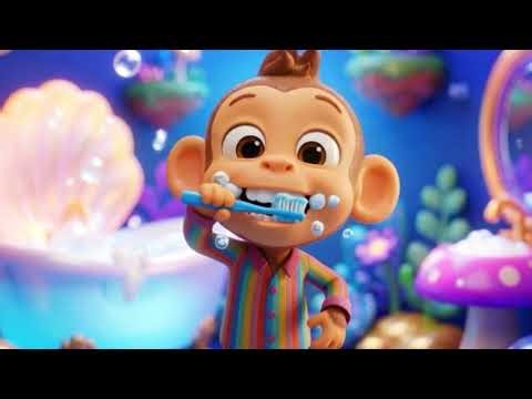 Kids Tooth Brushing Routine | Fun & Gentle 3D Animation Happy Tooth Brushing Time