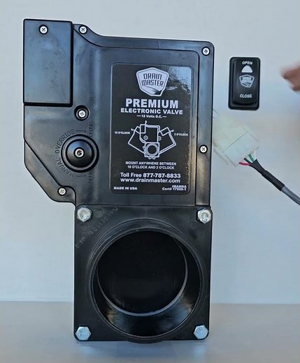 Drain Master Premium Electric Waste Valve – Open/Close Demo