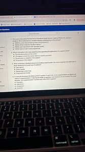 The nurse is discussing the importance of evidence-based decisi... | Filo