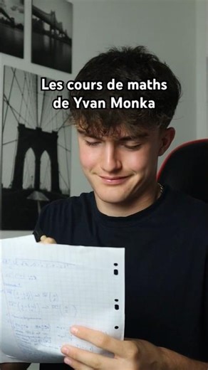 Les cours de maths de Yvan Monka😱 #shorts
