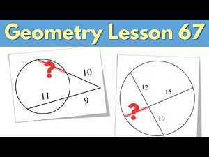 How to Find Segment Lengths in Circles