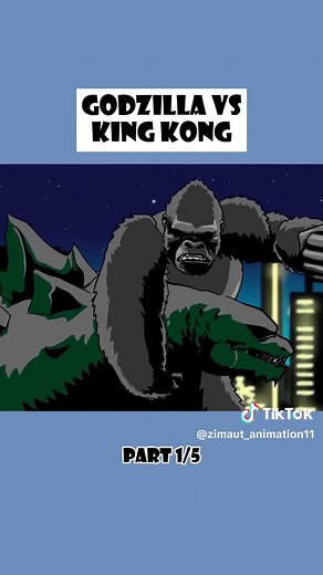 GODZILLA VS. KING KONG (Full Version) #cartoon #movies #satisfyingvideo #entertainment #animation