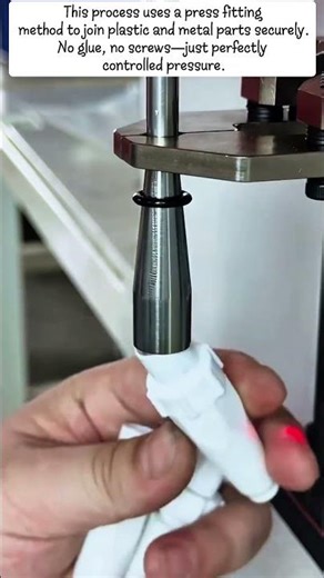 Precision Press Fitting Process! Fast & Accurate Assembly Without Glue 🔧