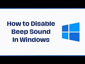 How to Disable Beep Sound In Windows 11