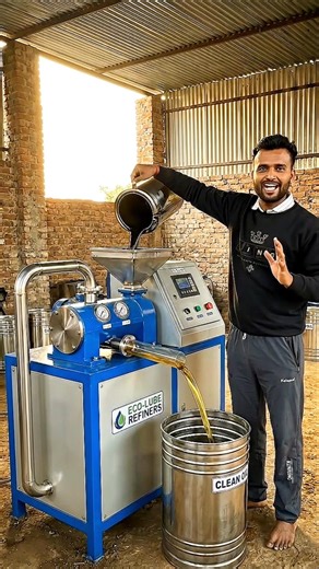 काला ऑयल बना एकदम साफ 🔥 देसी फिल्टर टेक्नोलॉजी #shorts #OilRecycling #DesiJugaad #DIYMachine #facts