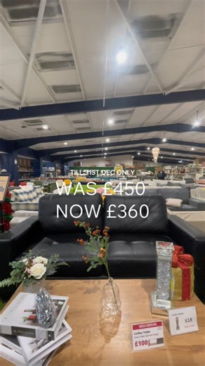 🚨 BOXING DAY CLEARANCE ALERT 6️⃣ BLACK BONDED LEATHER SOFA ONLY £360 🪩🪩🪩 Was £450 ➡️ now £360 💁‍♀️😭 Our black bonded leather sofa – BEST SELLER for a reason! ONLY available 26–31 Dec 📅 Boxing Day & end-of-year clearance – once it’s gone, it’s GONE! Don’t sleep on this one, guys 👀🔥 📍 KABINET M11 2DU 📩 DM to grab yours — they always sell out. 🛋️ 5 mins drive from Piccadily Station #manchesteroutlet #manchesterdeals #mcrdeals #manchesterfinds #boxingday | Kabinet Furniture Outlet