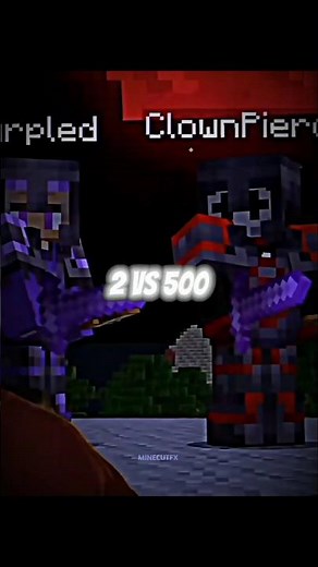 2 vs 1000 Players on Unstable SMP 😱 | Impossible Minecraft PvP Fight #shorts