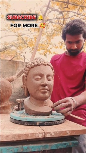 Lord Buddha Clay Sculpting at JMI 🎨🔥 | Art Students Creating Magic ✨ #shorts