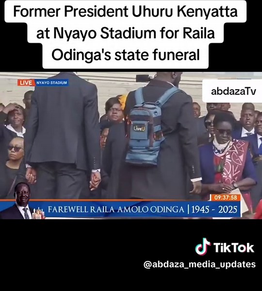 Uhuru Kenyatta Speaks at Raila Odinga's State Funeral