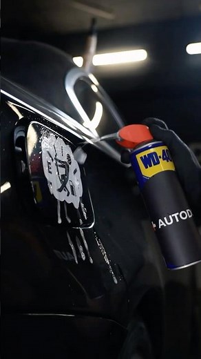 Remove old stickers from your car | How to remove a sticker with #wd40