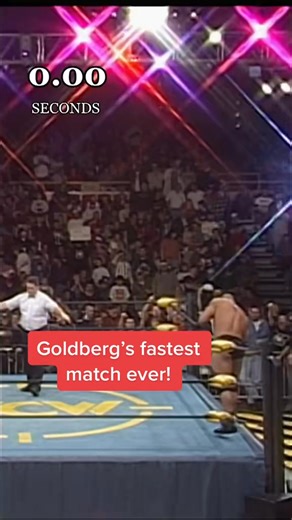 #Goldberg only needed 19 seconds to pick up the win! 😤 #WWE #Goldberg25 | OMG Fishing