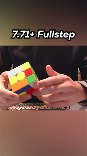 Super Aolong 7.71+ 3x3 Single Fullstep With Na Perm #rubikscube #cubing