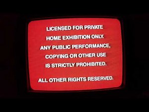 Opening to The Horse In The Gray Flannel Suit 1986 VHS